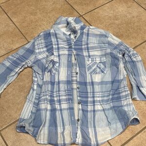 Blue Plaid Women’s Shirt